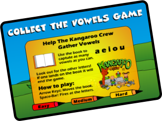 Title Screen Collect the Vowels Title Screen
