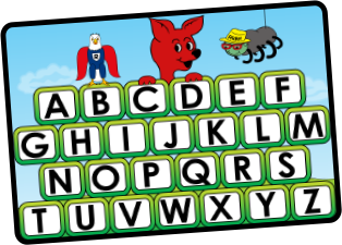 Alphabet Letter Selection Screen